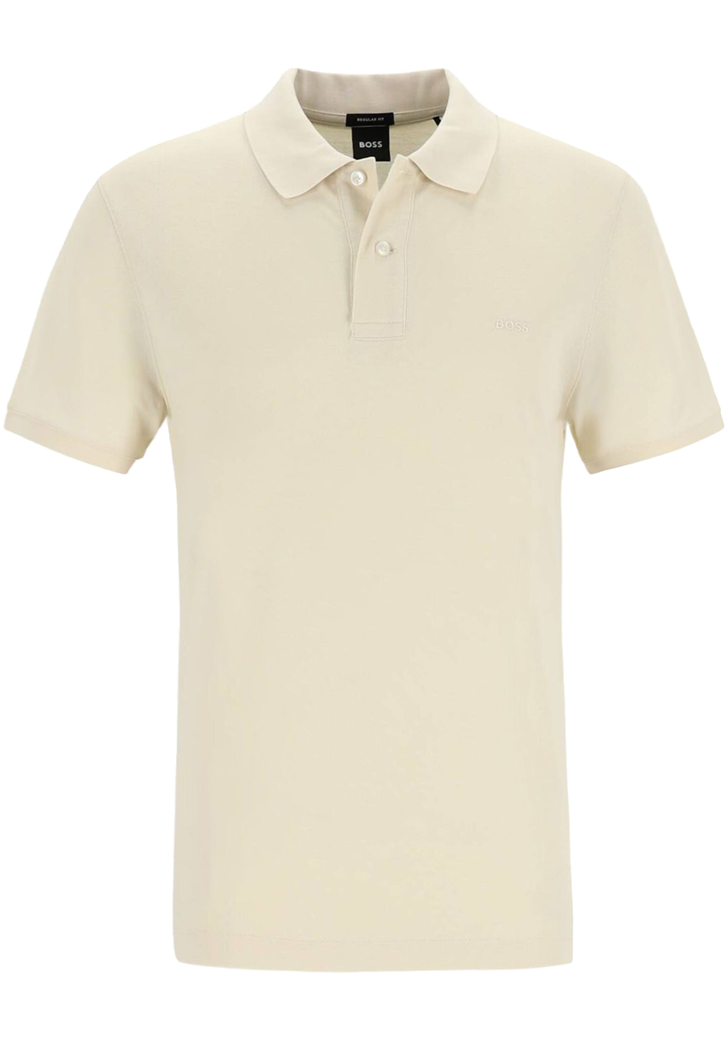 BOSS Pallas regular fit polo, pique, offwhite